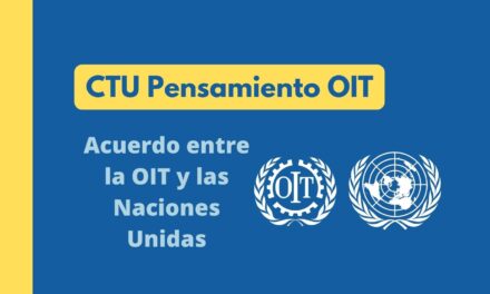 Organización Internacional del Trabajo (OIT) y Naciones Unidas, acordaron respaldar y asesorar el proceso de construcción del Estatuto del Trabajo en Colombia.